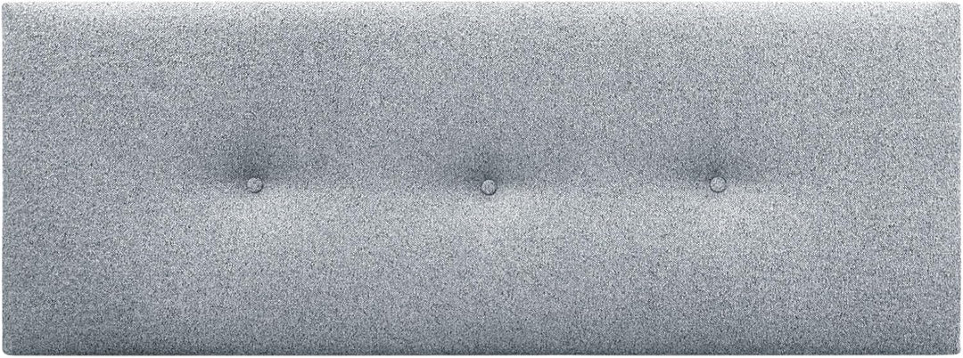 DHOME Kunstleder oder Acualine Stoff Kopfteil einfarbig mit Knöpfen gepolstert HIGH Range Luxus Bett