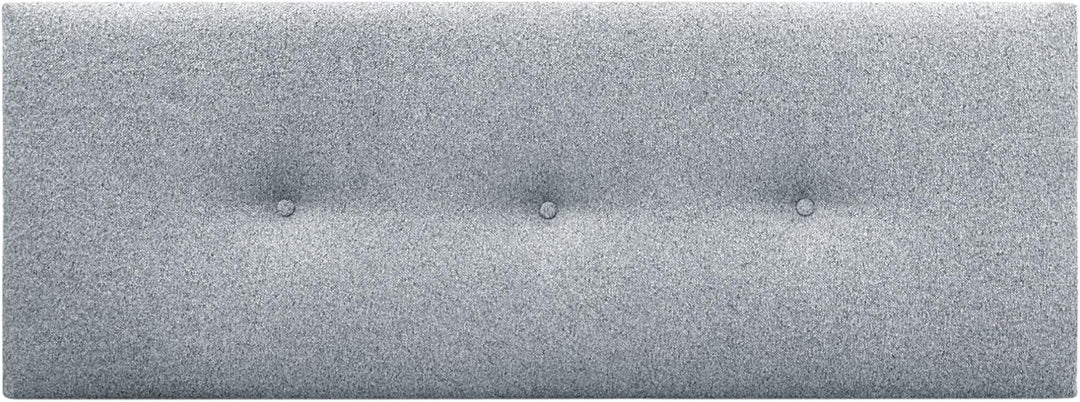 DHOME Kunstleder oder Acualine Stoff Kopfteil einfarbig mit Knöpfen gepolstert HIGH Range Luxus Bett