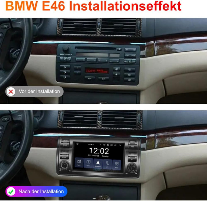 Amaseaudio Android 11 Autoradio, Drahtloses Carplay Android Auto, DSP+, Eingebauter DVD-Player, 1Din