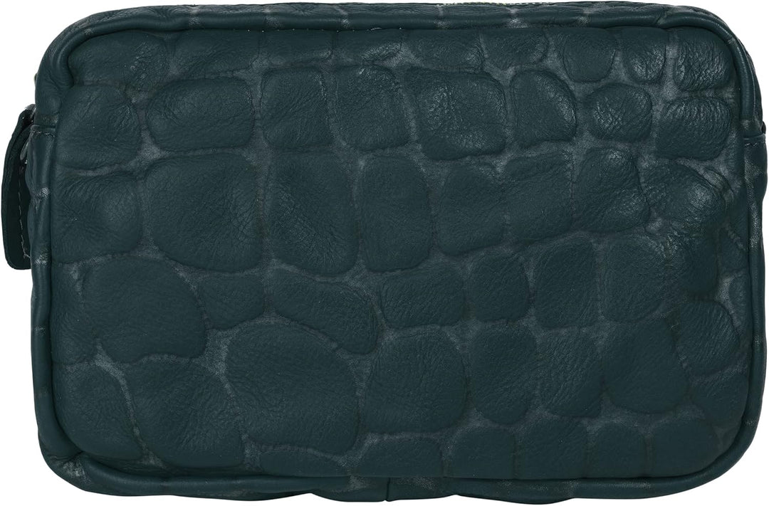 Samantha Look Umhängetasche echt Leder Damen - 021671 Blau, Blau