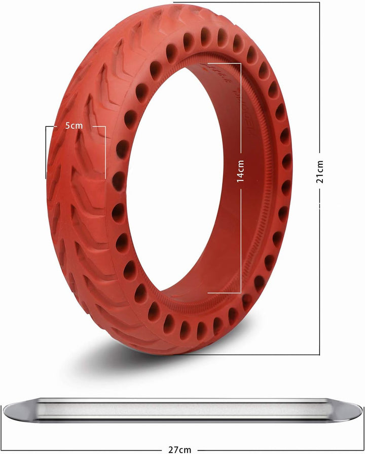 ANSENI M365 Reifen, 8,5 Zoll Ersatzreifen Solid Reifen, Vollreifen für Xiaomi M365 Elektro-Fahrrad-S