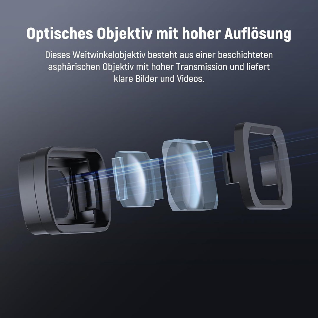 NEEWER Black Diffusion 1/4 Filter für einen filmischen Nebeleffekt mit 108° Weitwinkelobjektiv und D