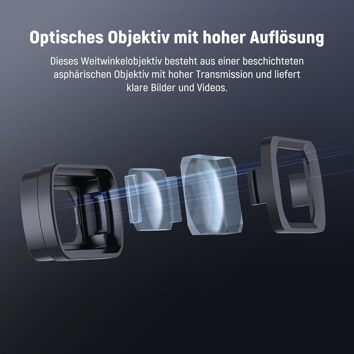 NEEWER Black Diffusion 1/4 Filter für einen filmischen Nebeleffekt mit 108° Weitwinkelobjektiv und D
