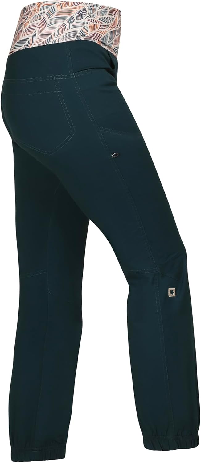 Ocun Damen Sansa Hose Kletterhsoe Boulderhose L Grün Dunkelblaugrün, L Grün Dunkelblaugrün