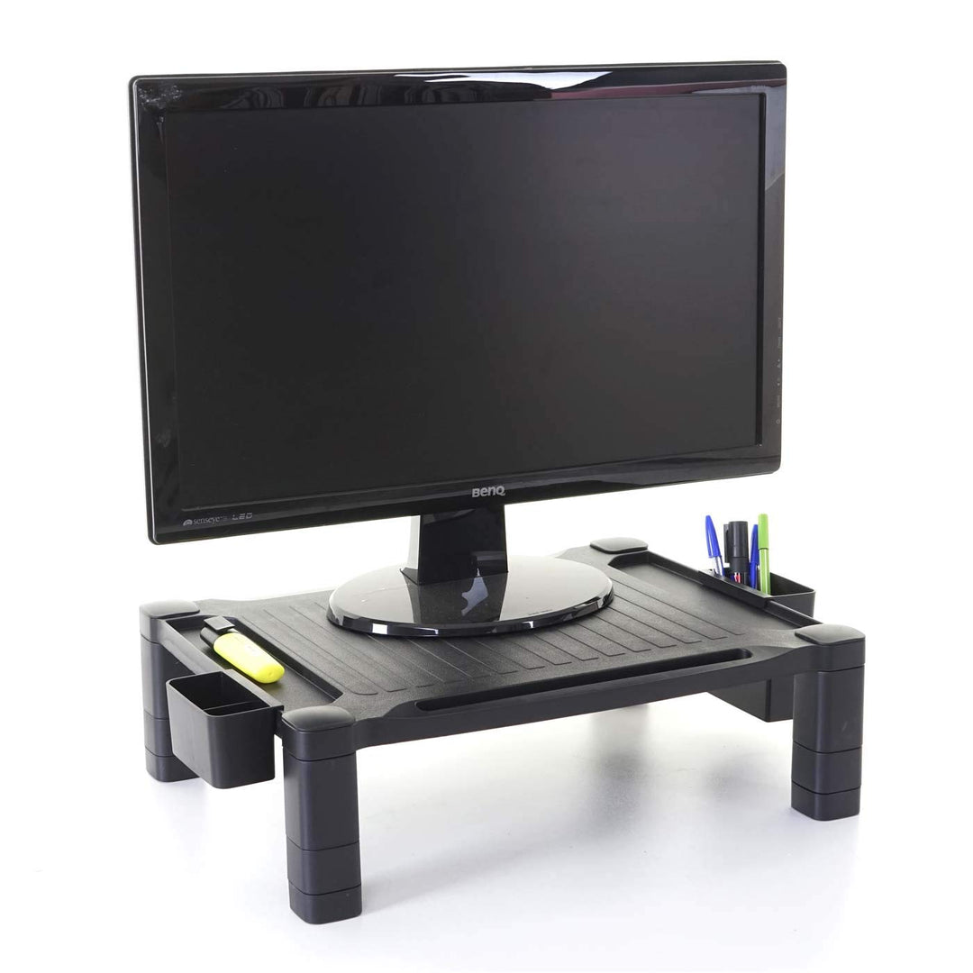 Mendler Monitorerhöhung HWC-E61, Monitorständer Schreibtischaufsatz Bildschirmerhöhung, Kunststoff 1