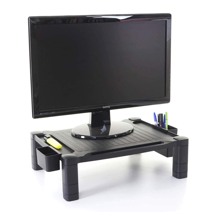 Mendler Monitorerhöhung HWC-E61, Monitorständer Schreibtischaufsatz Bildschirmerhöhung, Kunststoff 1