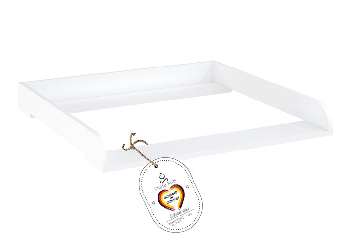Shefa Kids Wickelaufsatz 800 - Universeller Wickeltischaufsatz für Ikea Kommoden MALM, HEMNES und NO