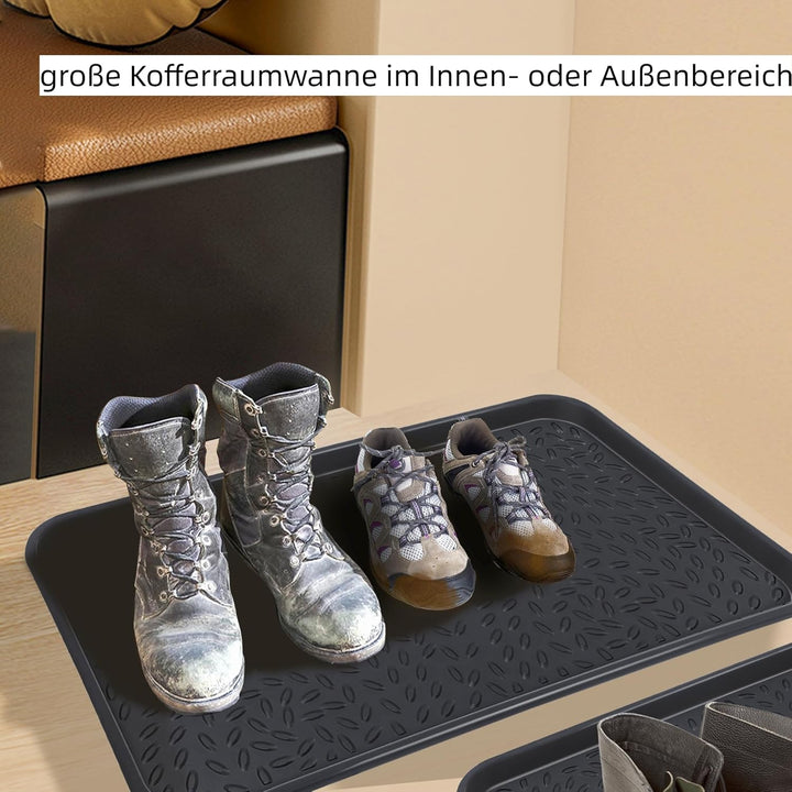 Schuhwanne - Grosse Schuhabtropfschale für Schuhregal Outdoor, Auffangwanne aus Kunststoff, Abtropfs