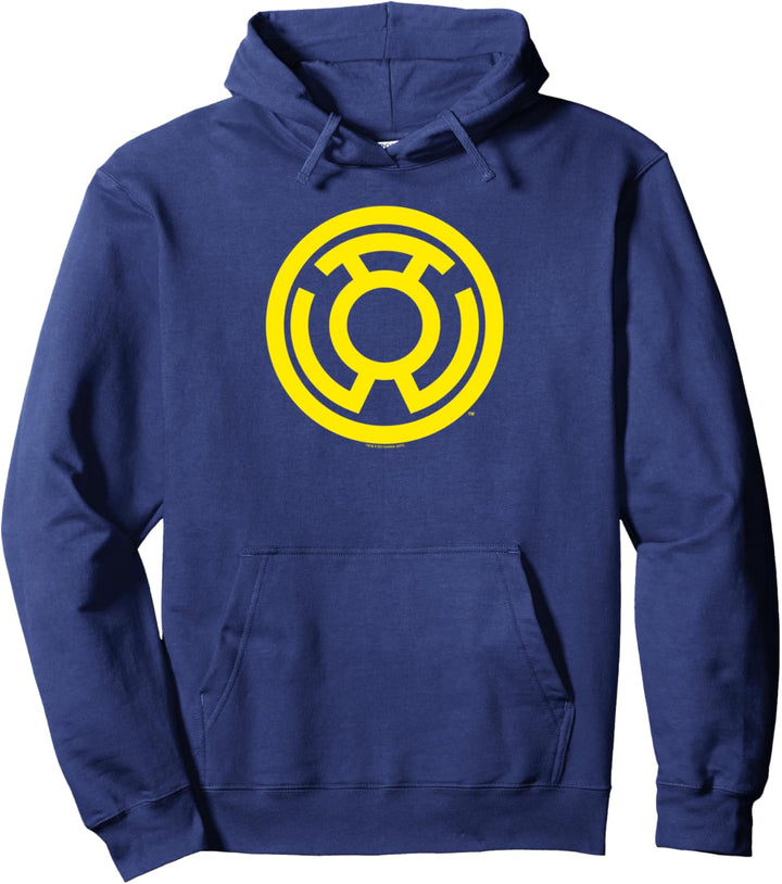 Green Lantern Yellow Emblem Pullover Hoodie