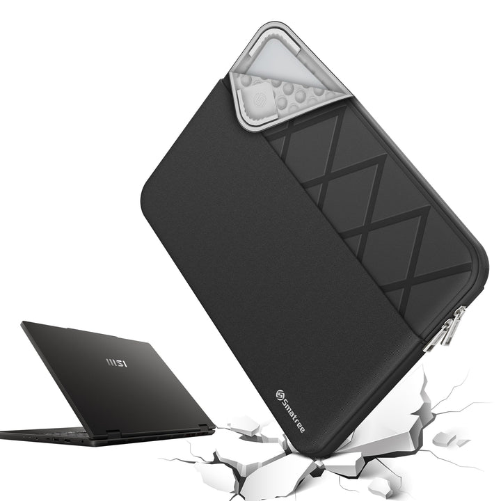 Smatree 15,6 Zoll Anti-Shock Laptop Sleeve wasserdichte Schutzhülle Slim Bag Massgeschneidert für MS