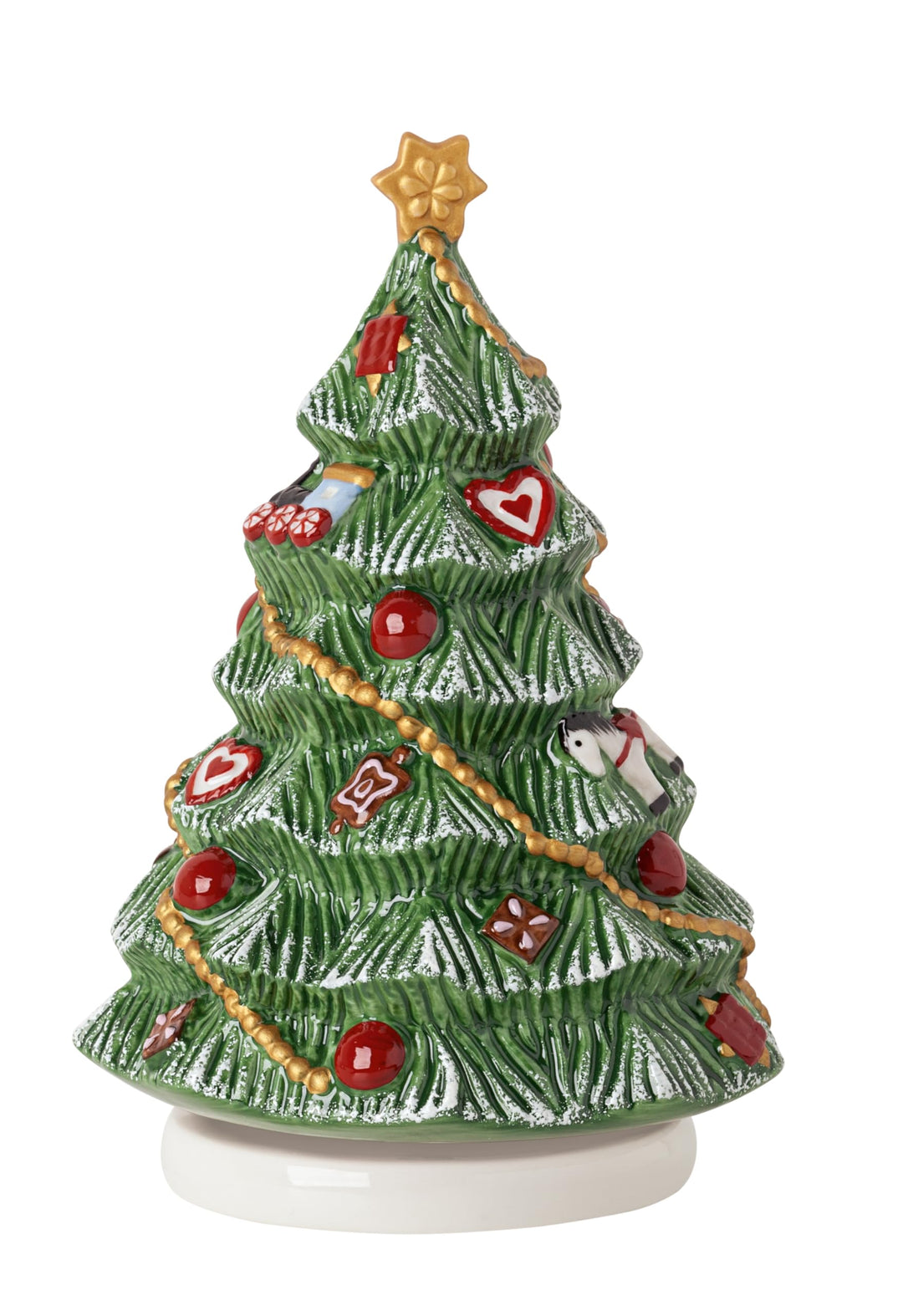 Villeroy & Boch und Boch - Nostalgic Melody, Weihnachtsbaum drehend, 11 x 11 x 16cm, Porzellan, 14-8