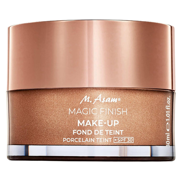 M. Asam Magic Finish Porcelain Teint LSF 30 Make-up (30ml), 4-in-1 Mousse: Primer, Puder & Concealer