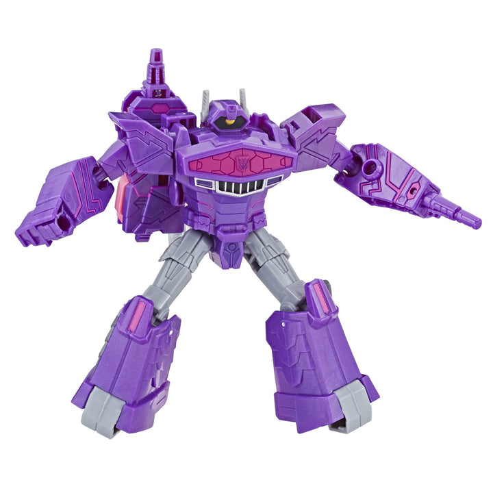 Transformers Cyberverse Shockwave Decepticon Wave Cannon Warrior Class Action Figure