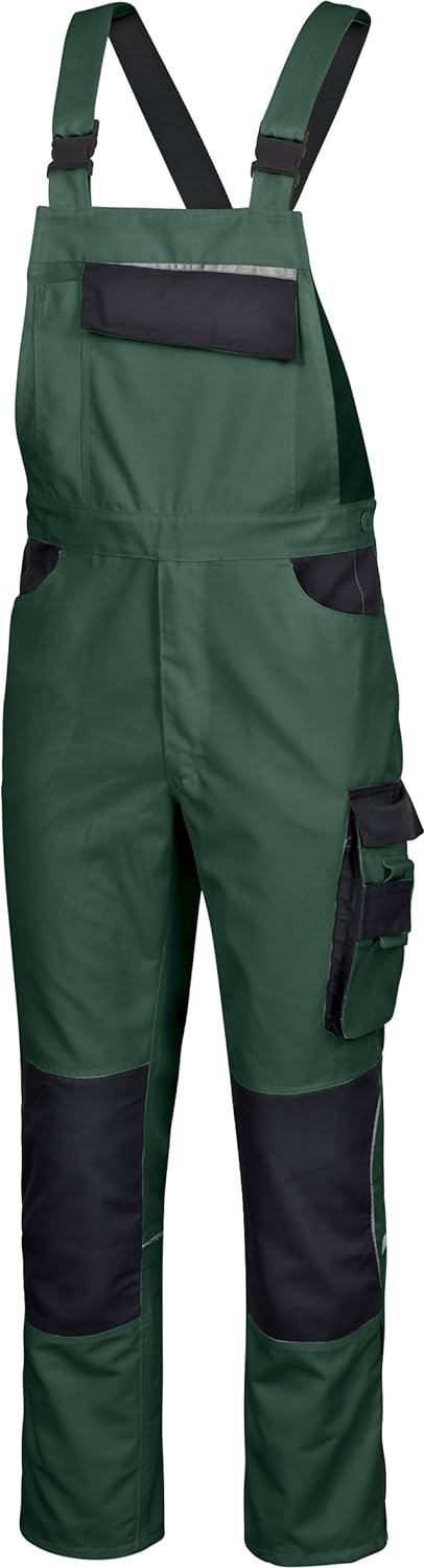 safetY&more Latzhose Extreme grün/schwarz, Gr. XL XL Grün-schwarz, XL Grün-schwarz