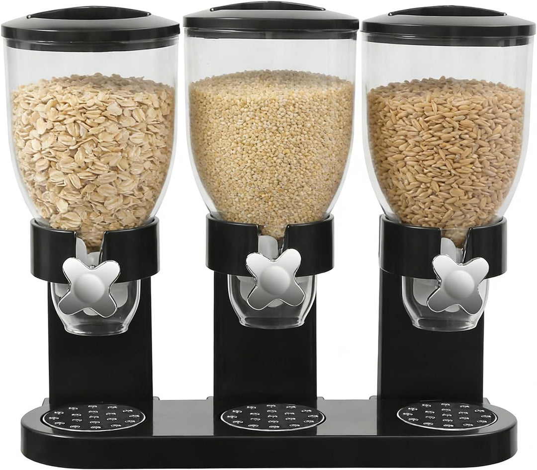 Dreifach Lebensmittelspender, 2L Pro Behälter,Drehmechanismus