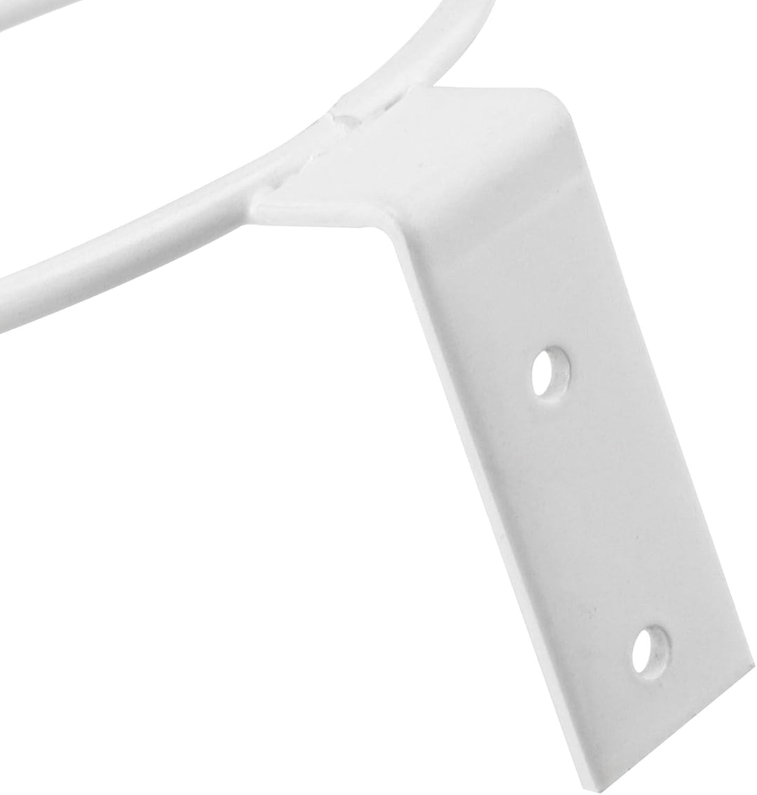 MUNGHOK 8 Stück 10cm Wandhalterung Blumentopf Weiss, Wand Blumentopfhalter Ring Wandmontage Pflanzen