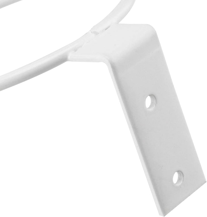 MUNGHOK 8 Stück 10cm Wandhalterung Blumentopf Weiss, Wand Blumentopfhalter Ring Wandmontage Pflanzen