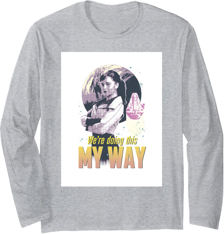 Star Wars Han Solo Movie Qi'ra My Way Comic Langarmshirt