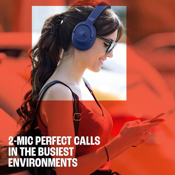 Der kabellose Over-Ear-Kopfhörer JBL Tune 780NC mit adaptivem Noise-Cancelling mit Pure Bass Sound u
