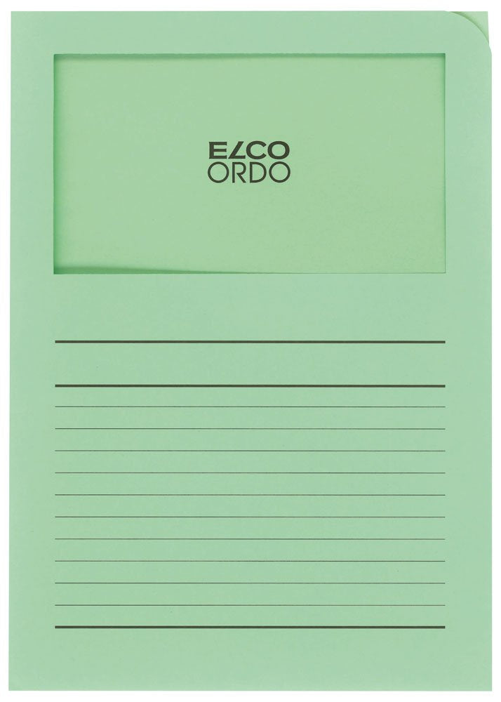 Elco 29489.61 Ordo Organisationsmappe Classico, 220 x 310 mm, 120 g, grün lichtgrün, lichtgrün