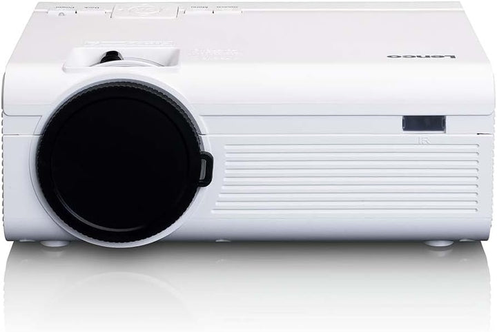 Lenco LPJ-280WH Beamer – 2800 Lumen, Full HD 1080P Unterstützung, Kontrast 3000:1, bis 250cm Bildgrö