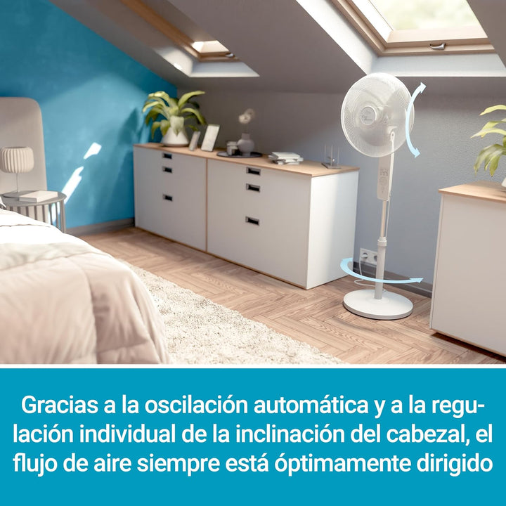 SUNTEC Ventilator mit Fernbedienung, Timer | Stand Standventilator CoolBreeze 4000 | Leise 40 cm Dur