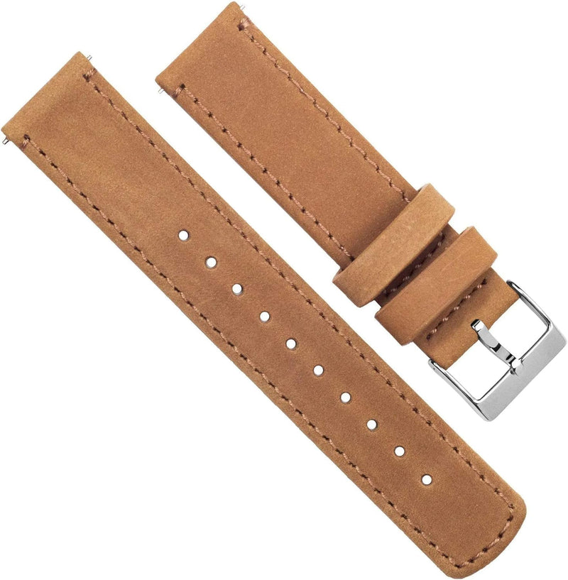 BARTON WATCH BANDS Schnellverschluss. - Top Marke Leder Uhrenarmbänder - Wahl der Farbe und Breite 1