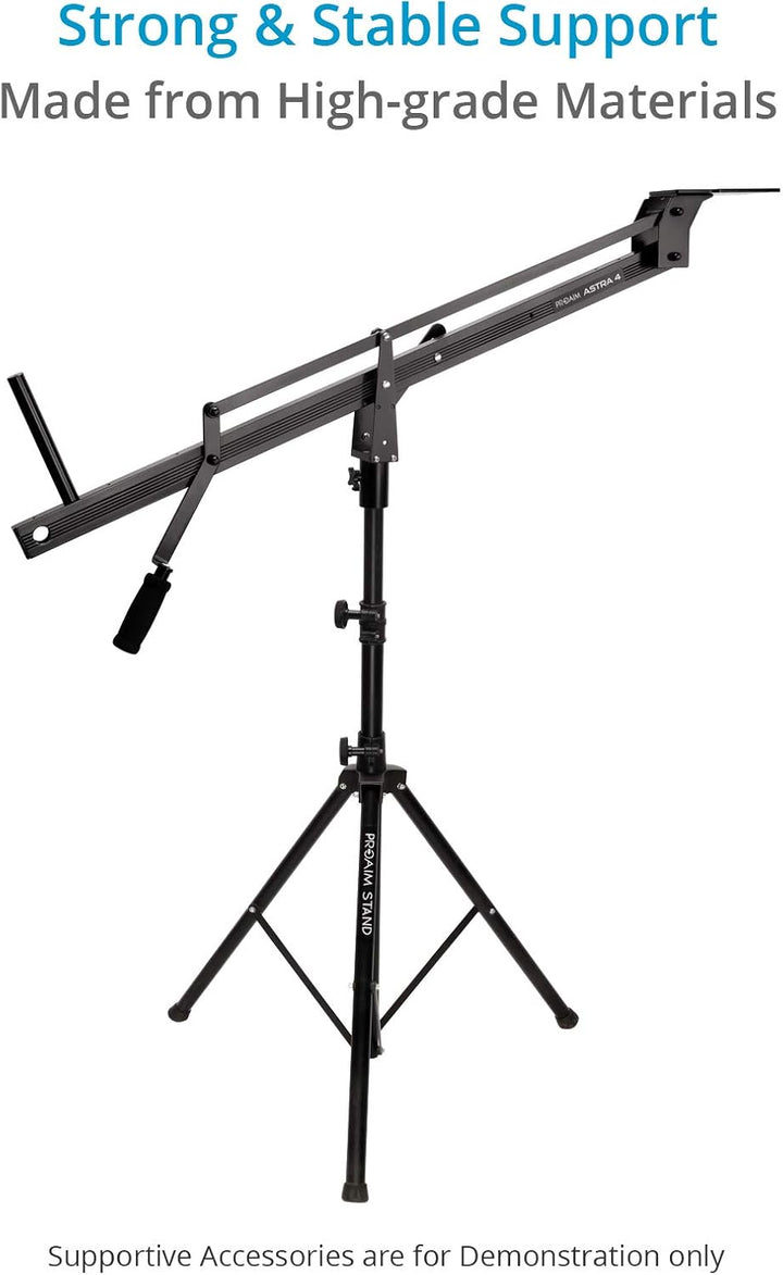 PROAIM Heavy Duty Jib Stand for Camera Jib Crane with 33mm Diameter Mounting Tube. Telescopic Height