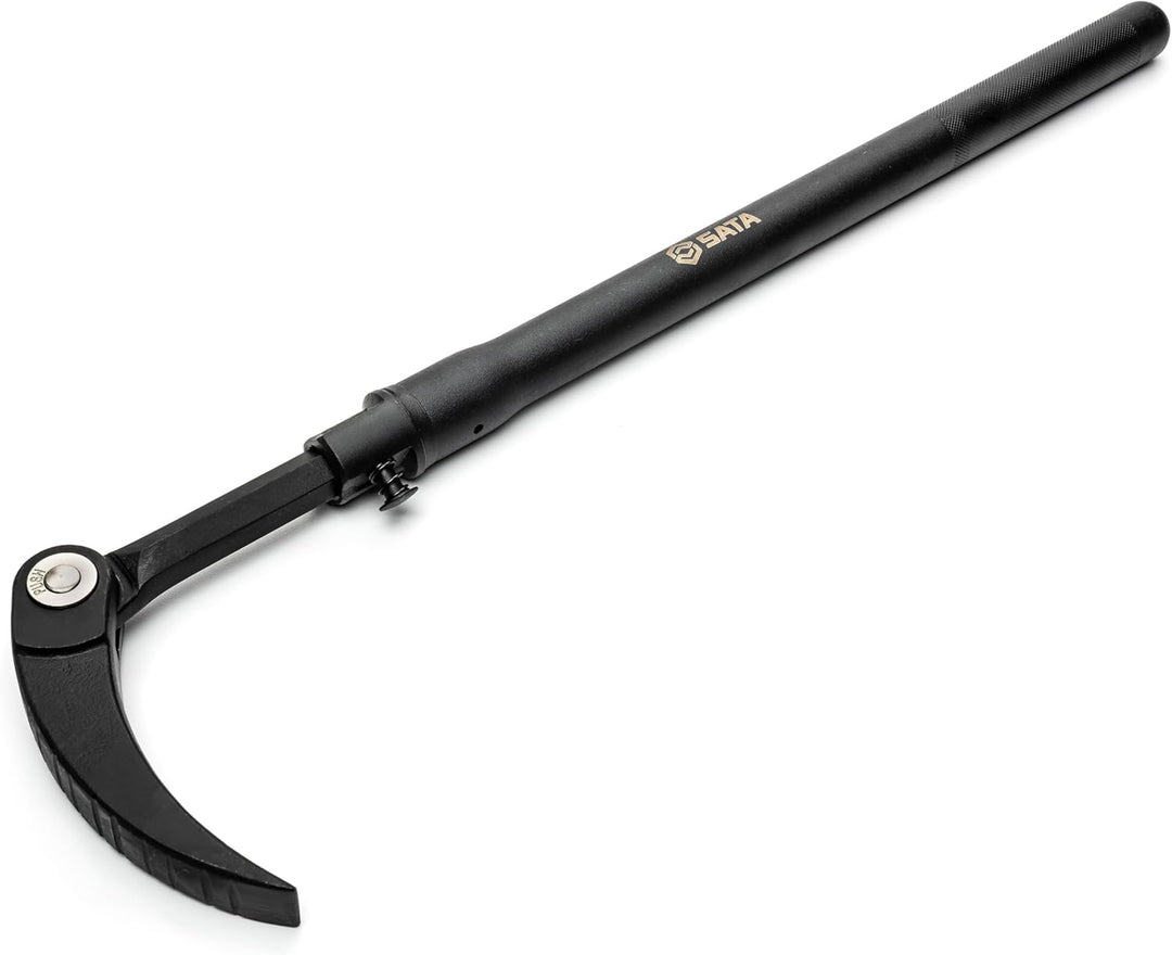 SATA ST92568 Teleskop Hebeleisen, Stemmhebel Brecheisen, Brechstange Ausziehbar mit Flexiblem Gelenk