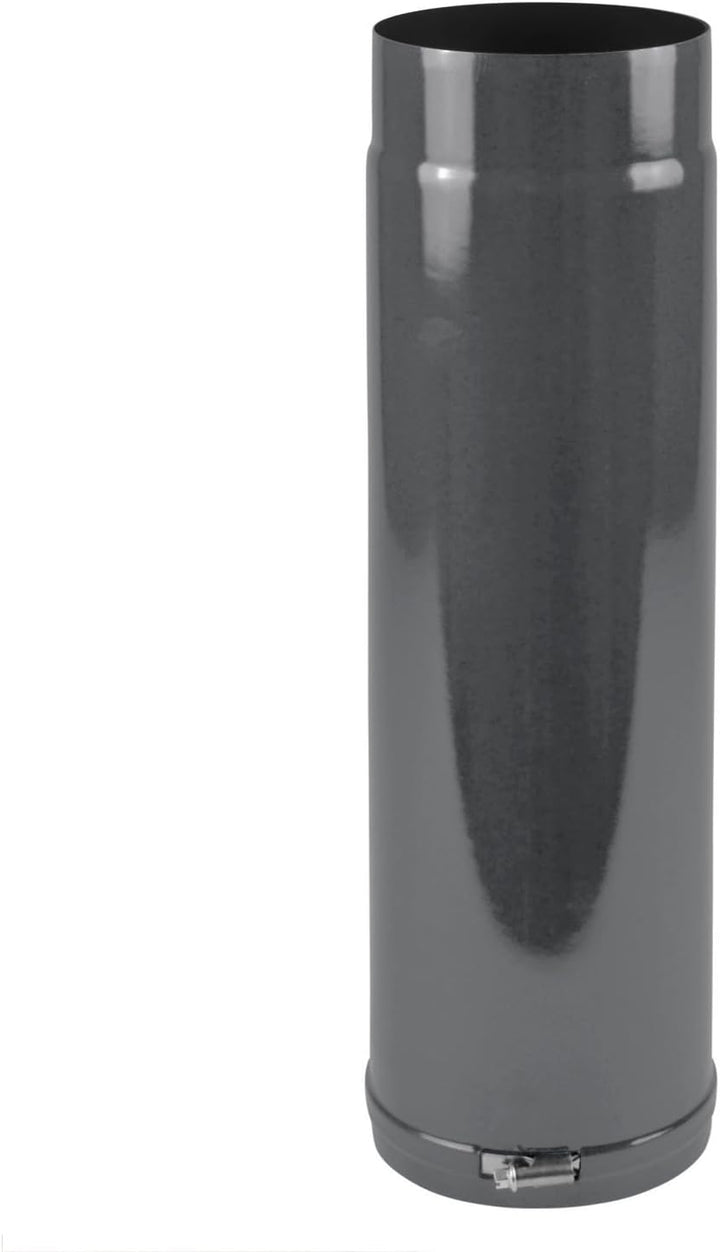 raik Rauchrohr/Ofenrohr Teleskoprohr Durchmesser 150 mm Verstellbar von 560 bis 860 mm Emaille Grau
