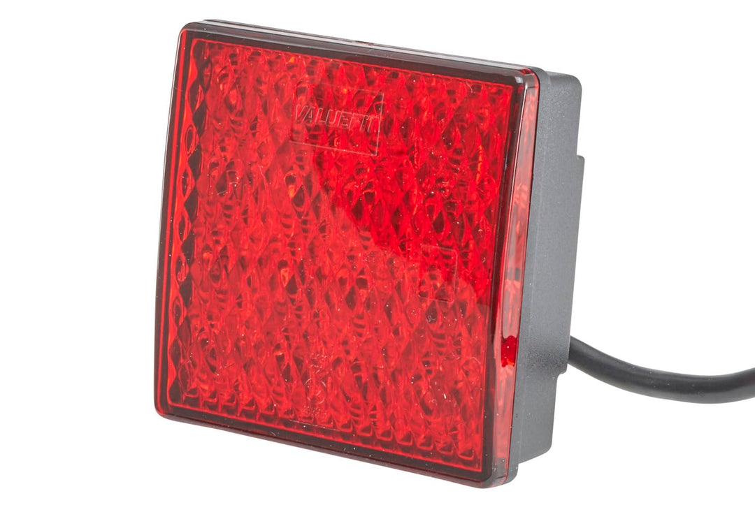 HELLA - Heckleuchte - Valuefit - LED - 24V - Anbau/geschraubt - Lichtscheibenfarbe: rot - Stecker: o