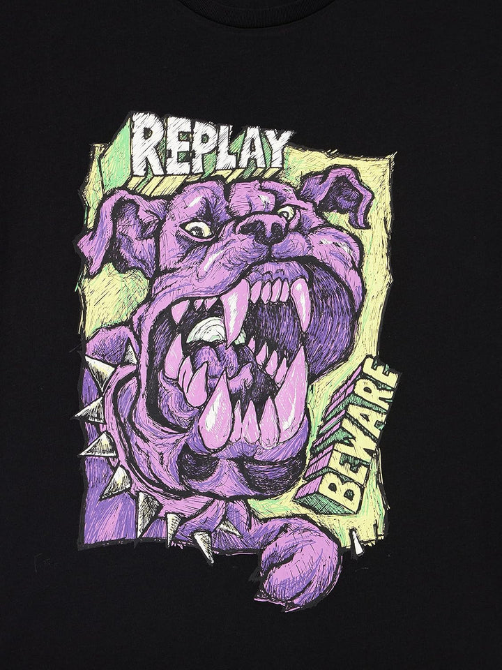 Replay Herren T-Shirt S Black 098, S Black 098