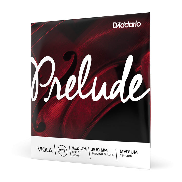 D'Addario Prelude Geigensaiten - Saiten für Violine - J910-MM Violine Saiten mit Schlinge; Medium Sc
