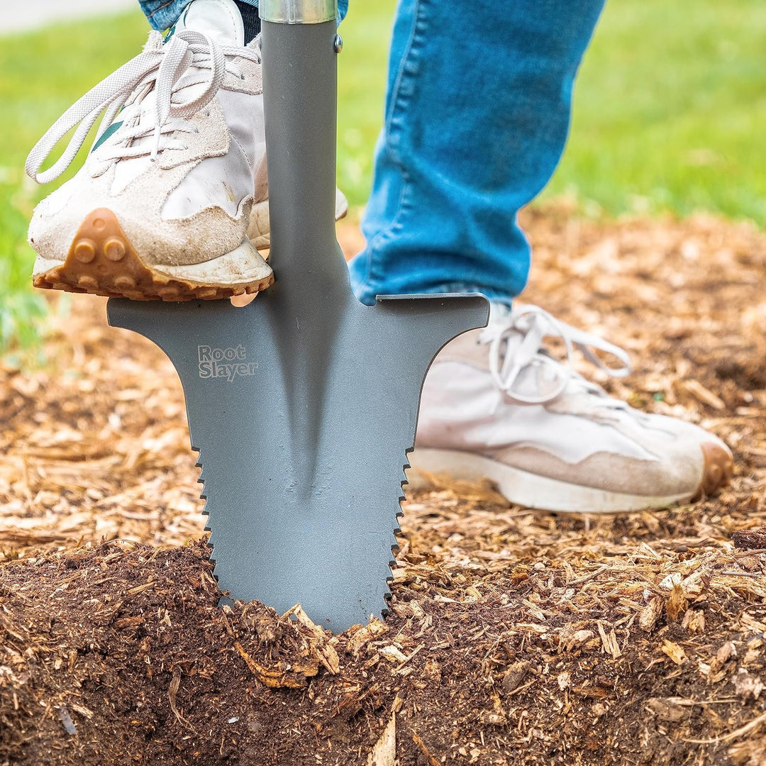 Radius Garden 22411 Root Slayer Mini-Baggerschaufel, rot Minibagger, Minibagger