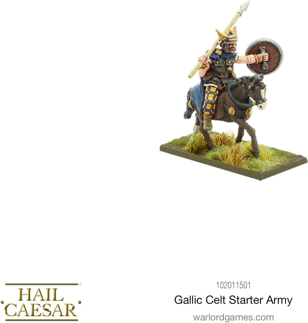 Warlord Games Gallic-Celt-Starter-Armee – 28 mm grosse Kunststoff-Miniaturen für Hagel Caesar, sehr