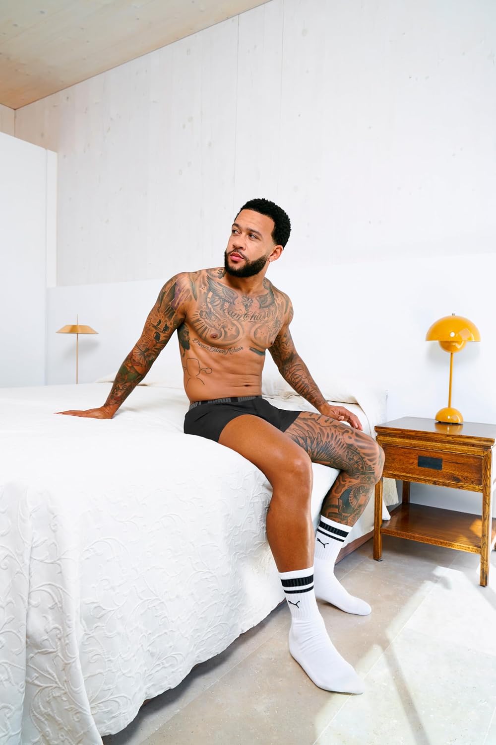 PUMA Men's Boxer Slip (Pack of 5) S Schwarz, S Schwarz