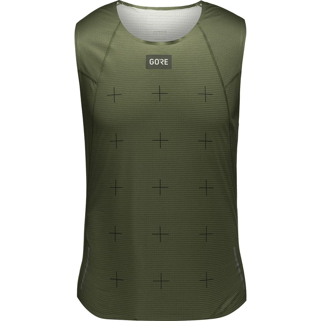 GORE WEAR Herren Singlet Contest Daily XL Utility Green, XL Utility Green