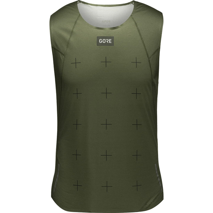 GORE WEAR Herren Singlet Contest Daily XL Utility Green, XL Utility Green