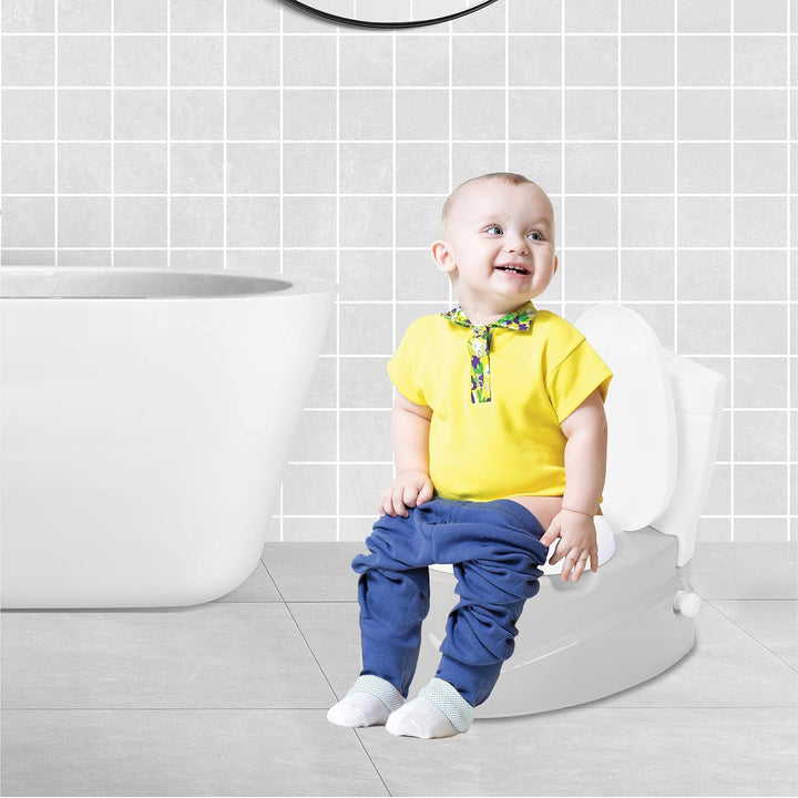 Töpfchen für Kinder ab 18 Monate, Kindertoilette mit herausnehmbarem Lerntöpfchen, Kinderklo mit Mus