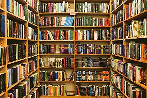 Renaiss 3x2m Holz Bücherregal Fotografie Hintergrund Bücher Sammlung Hintergrund Schulbibliothek Büc