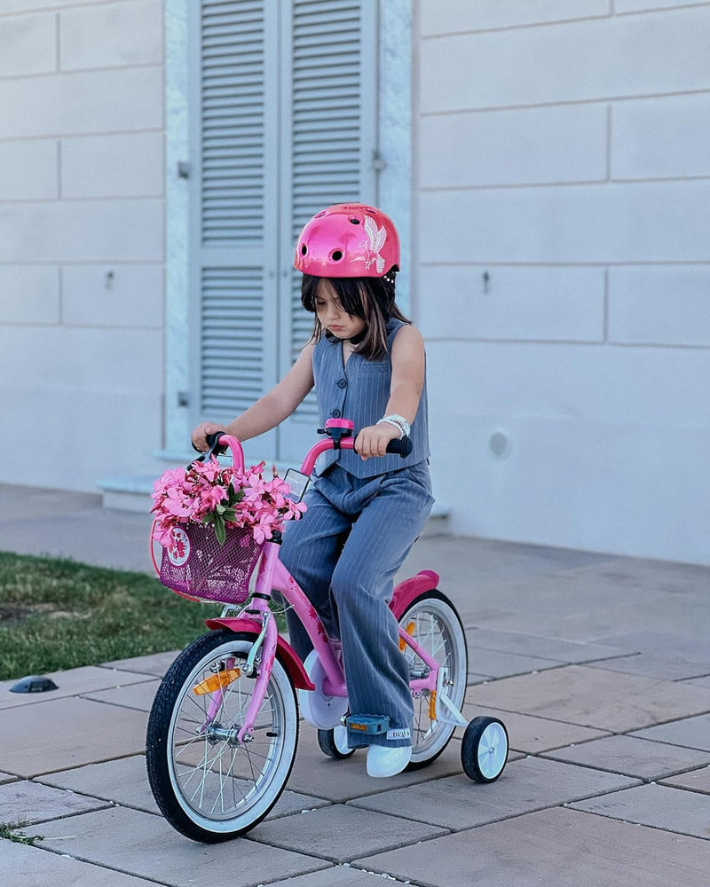 PROMETHEUS BICYCLES Kinderfahrrad ab 5 Jahren - Mädchenfahrrad 16 Zoll Kinder Fahrrad Mädchen Fahrra