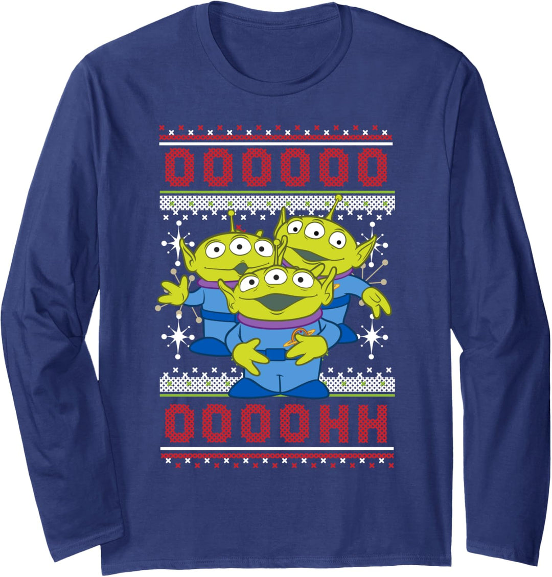 Disney Pixar Toy Story Aliens Ooohhh Holiday Langarmshirt