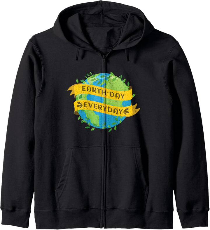 Earth Day jeden Tag 51. Jahrestag niedlich Recycling-Lehrer Kapuzenjacke