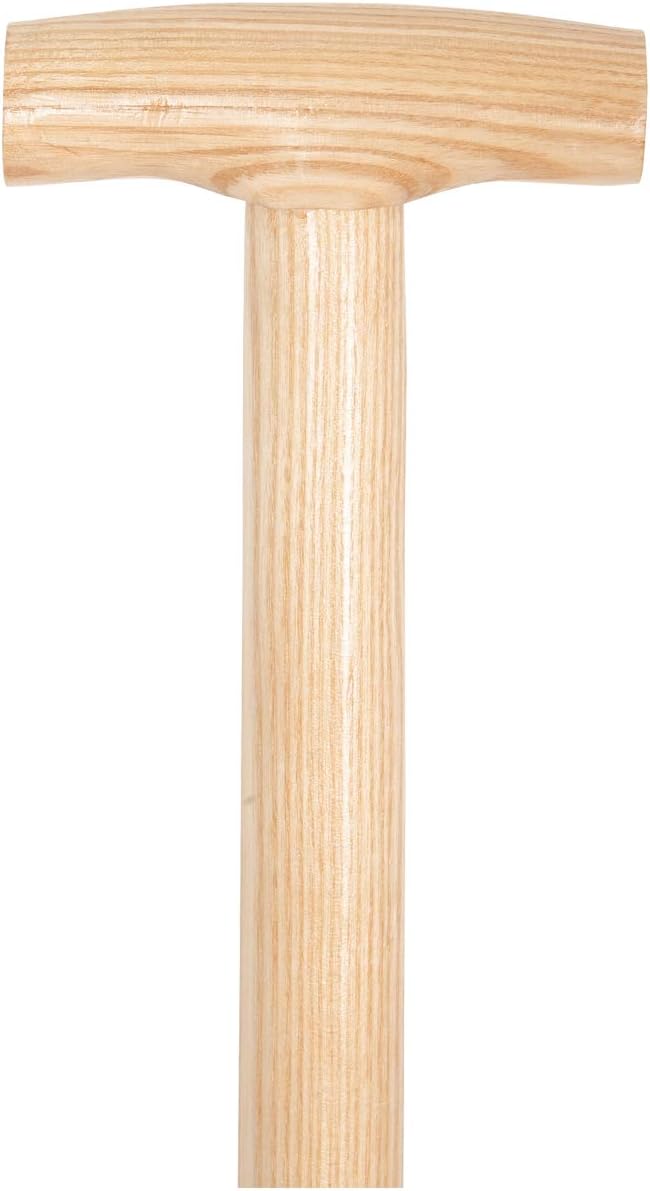 SHW-FIRE Leichter Damenspaten mit 93 cm Eschenholzstiel mit T-Griff - Ideal für Gartenarbeiten Spitz
