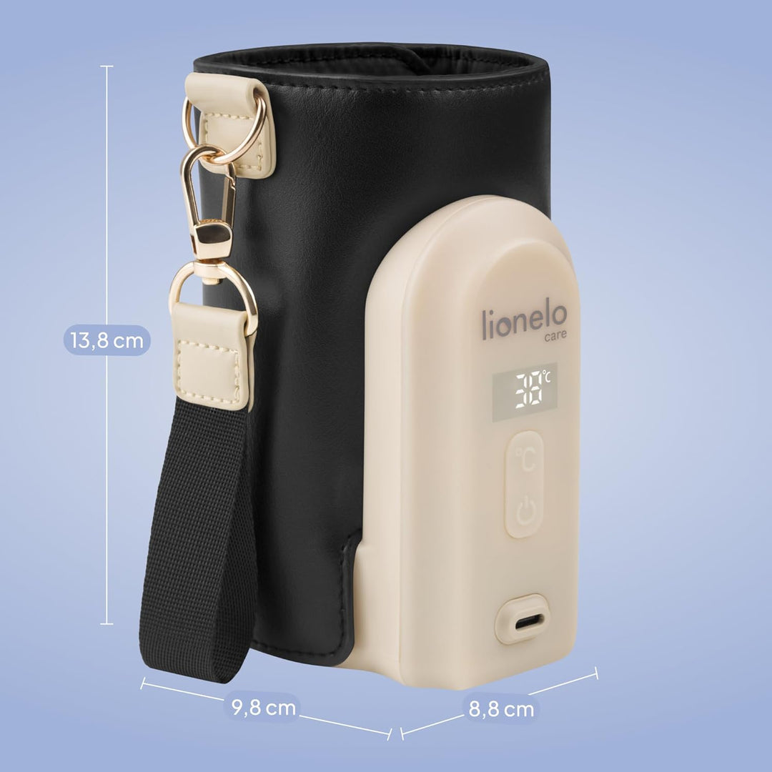 LIONELO Thermup Go Evo Tragbarer Babyflaschenwärmer, hält Flüssigkeiten warm, 5 Betriebstemperaturen