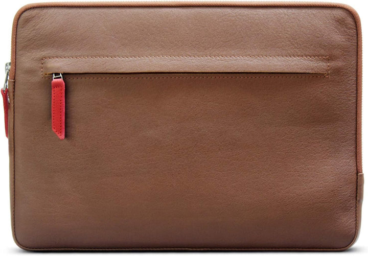 Pack & Smooch Für MacBook Air 15 Hülle, MacBook Air 15 case Pflanzlich Gegerbtes Leder Handmade in G