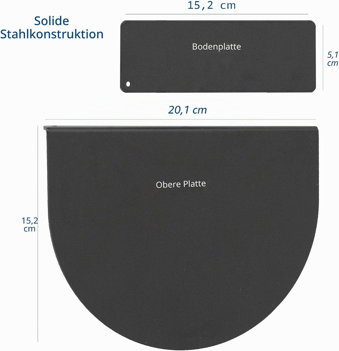VIVO Stahlverstärkung Halterung Halterung Halterung Platte für dünne, Glas und andere zerbrechliche
