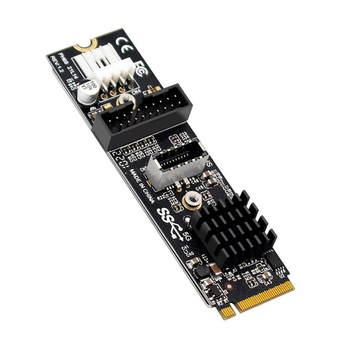 ChenYang CY NVME NGFF M-Key Express-Karte auf Type-E USB 3.1-Frontplatte und USB 3.0 20Pin Sockel VL