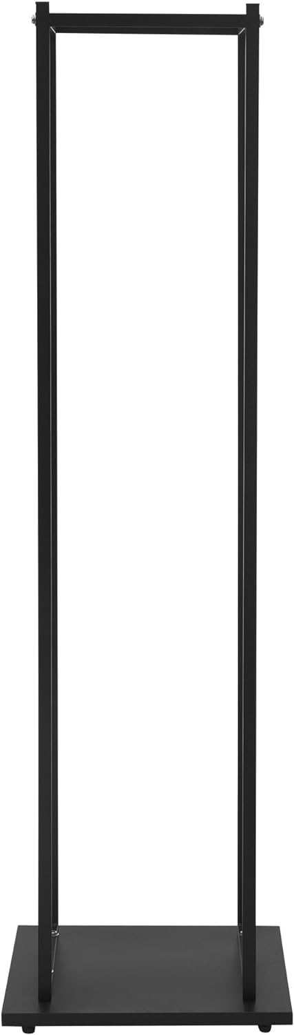 ML-Design Kaminholzregal 33x115x33 cm rechteckig, Schwarz, Metall, Innen/Aussen, Brennholzregal Holz