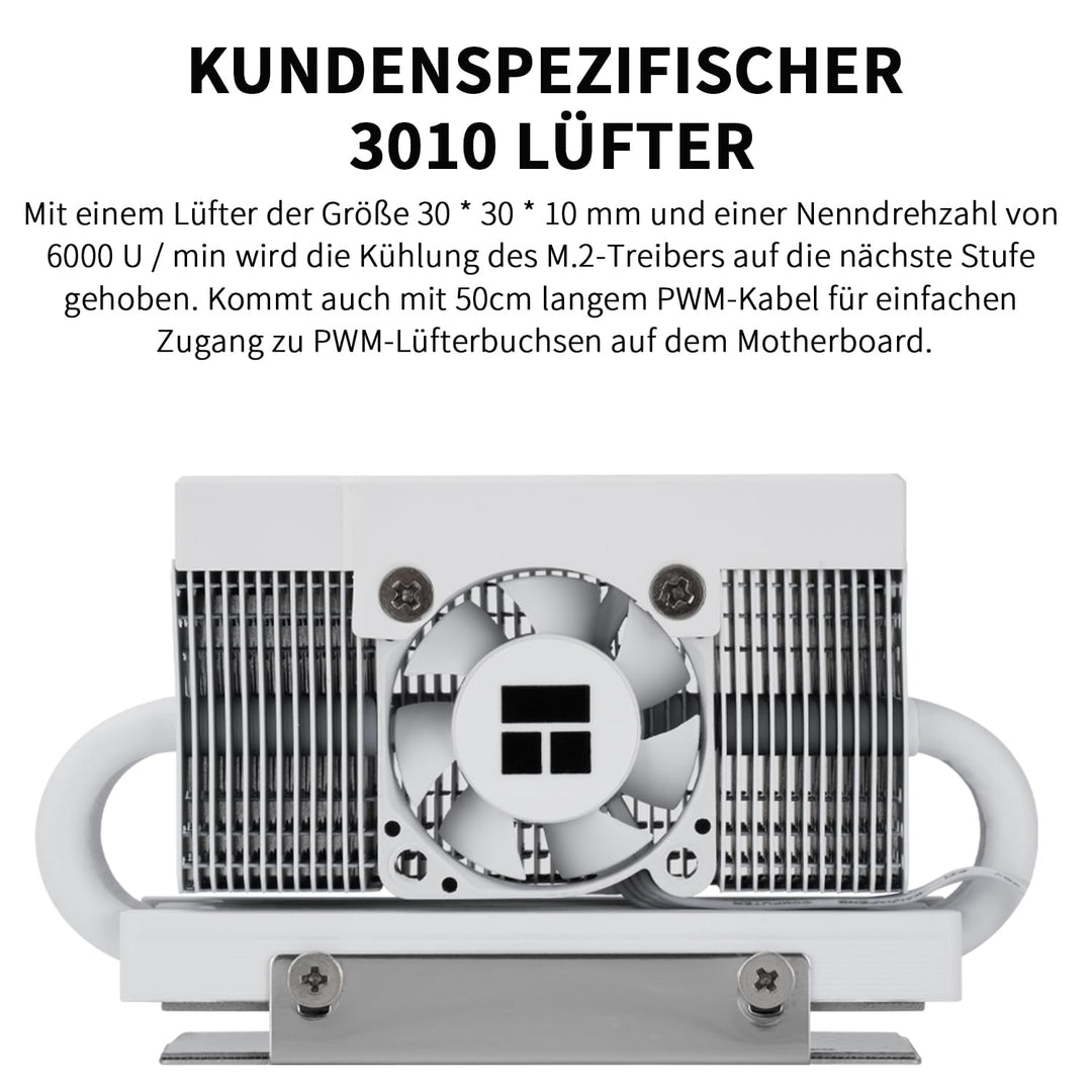 Thermalright HR10 2280 PRO Digital White- Hochleistungs, HR10 2280 PRO Digital WHITE